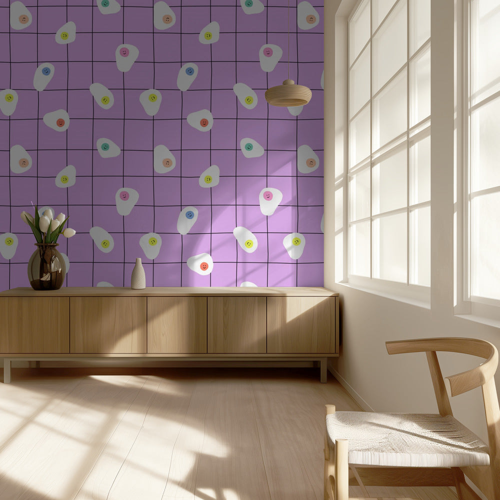 Breakfast Party (pattern design) | Wallpaper