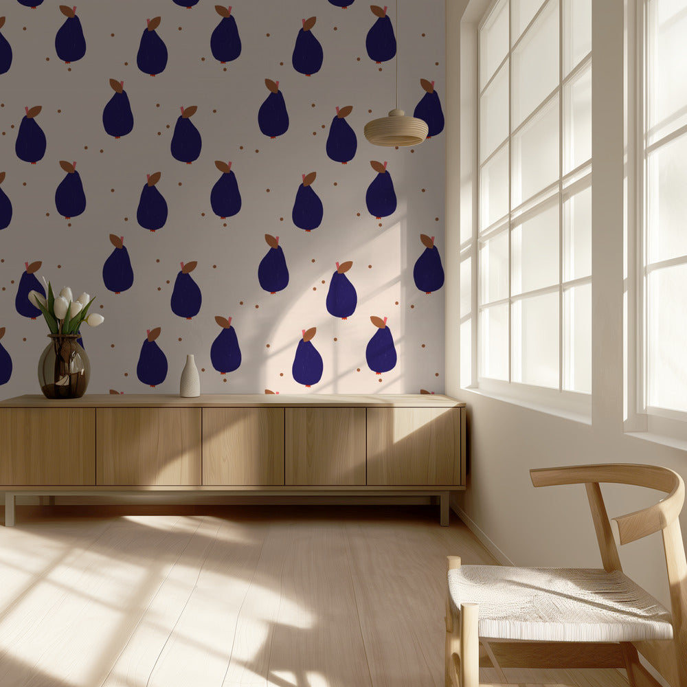 Happy Pears (pattern design) | Wallpaper
