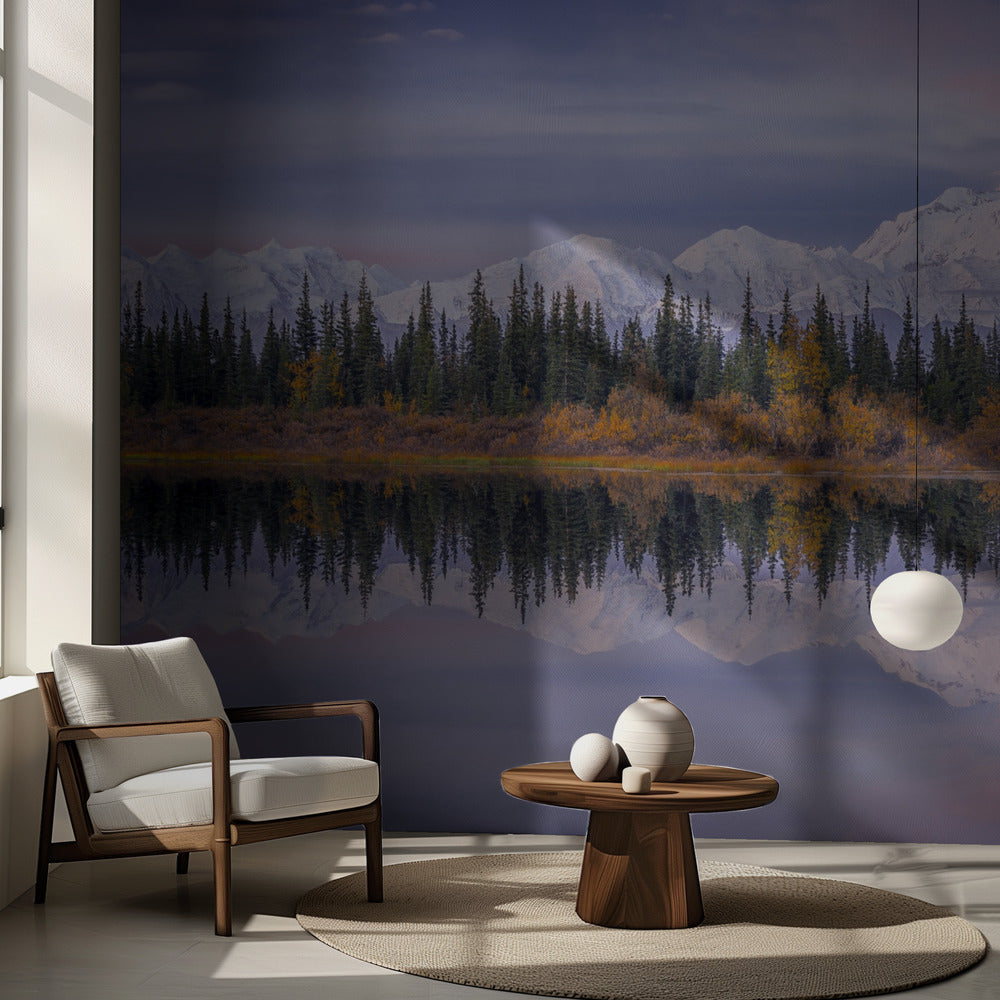 Odbicie Denali | Fototapeta