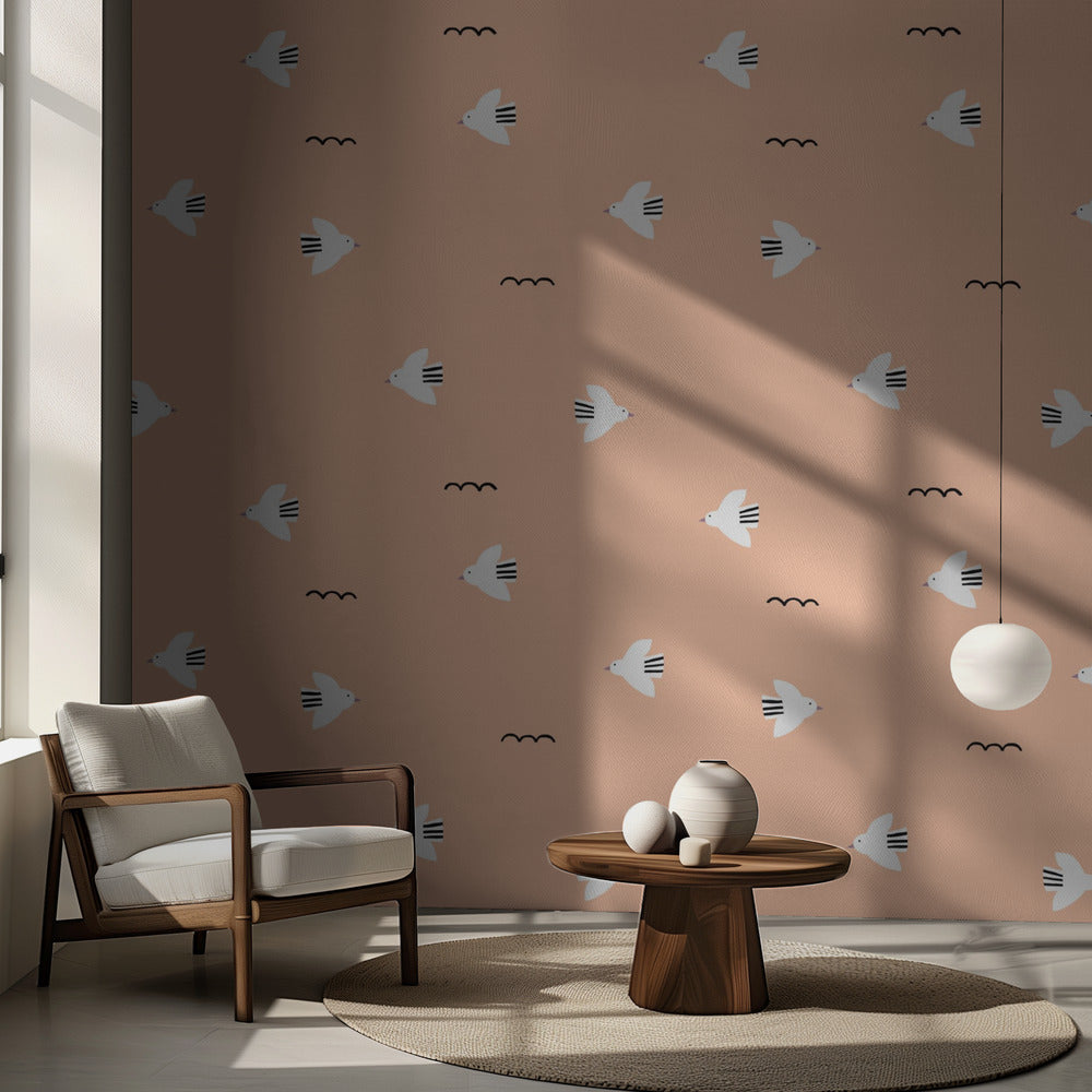 Oiseaux (modèle de conception) | Papier Peint Photo