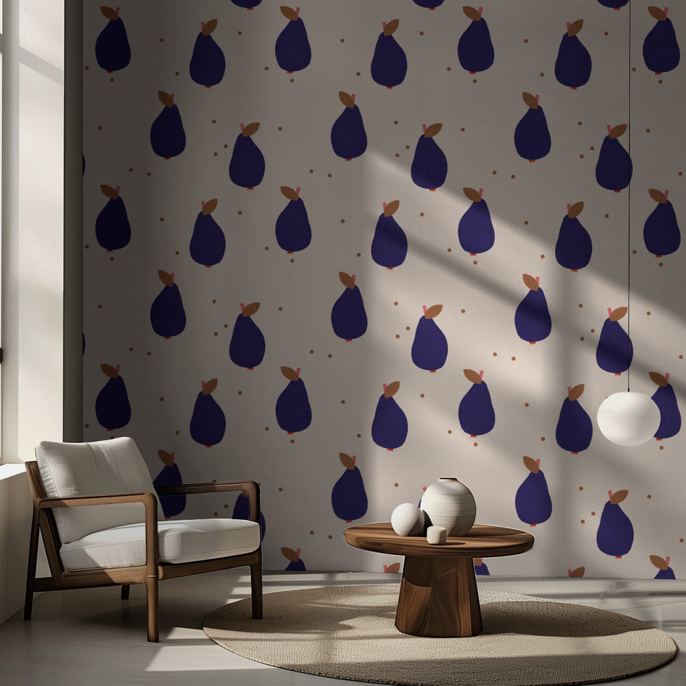Happy Pears (pattern design) | Wallpaper