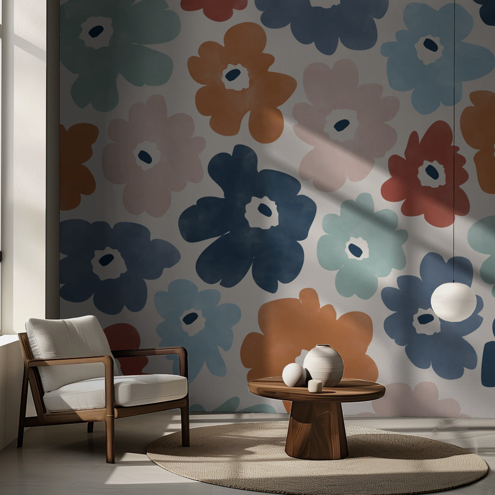 Motif floral coloré | Papier Peint Photo