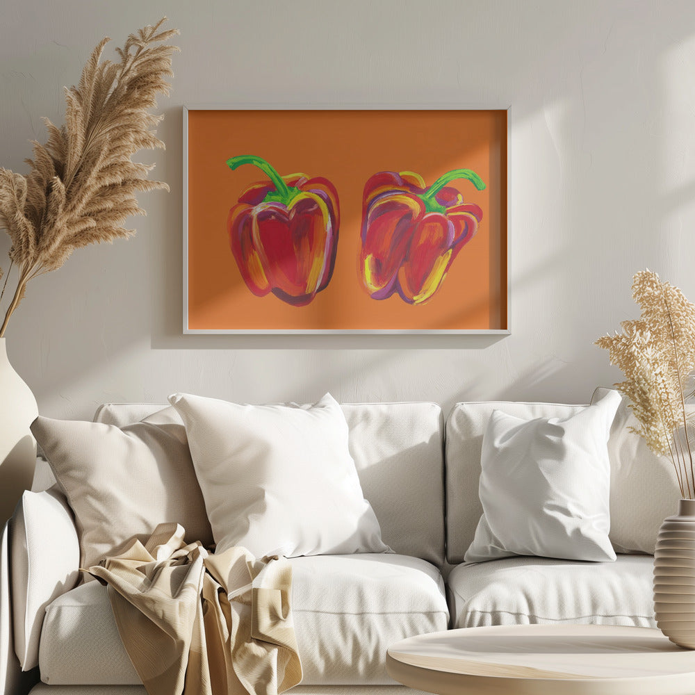 Paprika på apelsin | Poster