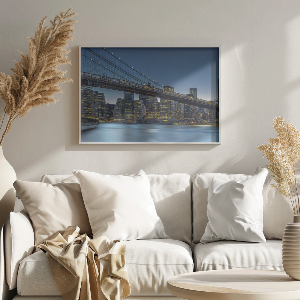 New York - L'ora blu su Manhattan | Poster - Stampe d’Arte