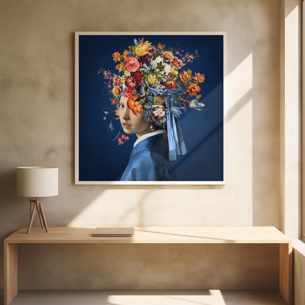 Girl With a Pearl Earring -  so Pretty In Blue Edition | Poster