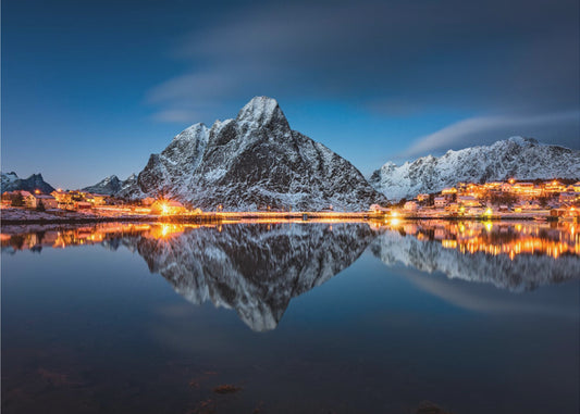 blauwe uur | Fotobehang