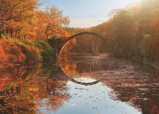 Herfstmeer | Fotobehang