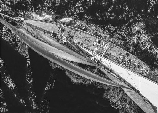 Por encima del barco de carreras | Impresiones en Lienzo