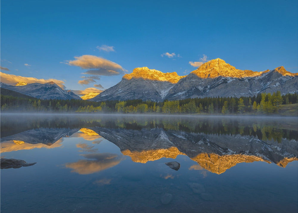 Una mañana perfecta en las Montañas Rocosas canadienses | Papel Pintado Fotográfico