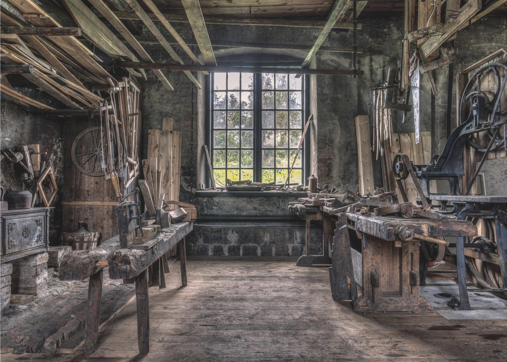 Die Tischlerwerkstatt | Fototapeten