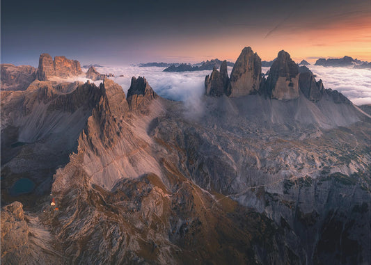 Tre Cime di Lavaredo | Carta da Parati Fotografica