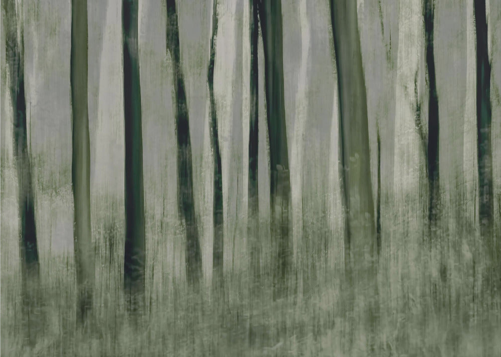 Árboles en movimiento | Papel Pintado Fotográfico