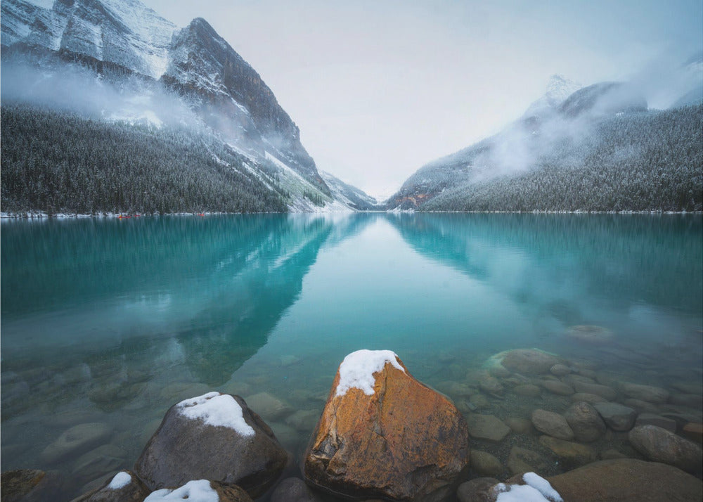 Dimmiga Lake Louise | Fototapet