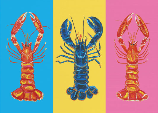 Scampi Di Aragosta Pop Art | Stampe su Tela