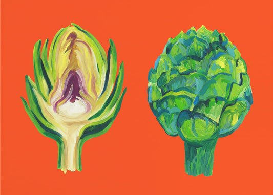Carciofi all'arancia | Poster - Stampe d’Arte