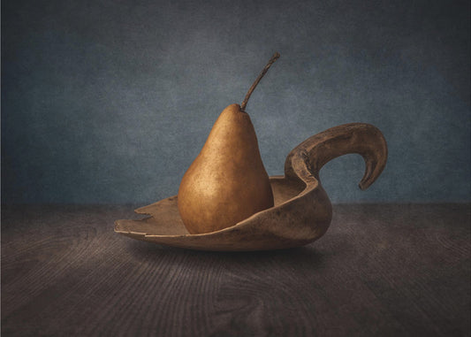 Pera sul cucchiaio | Poster - Stampe d’Arte