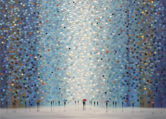Parapluies la nuit | Tableaux sur Toile