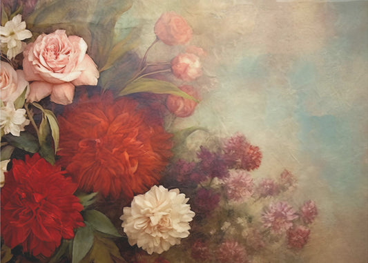 Fa Vintage Floral 12 | Fototapeta
