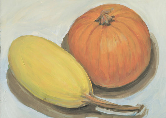 Kürbis und Squash | Leinwand