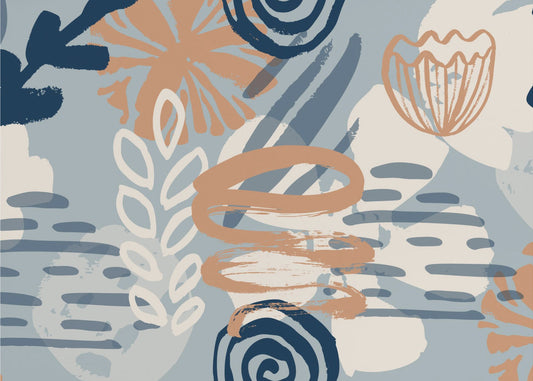 Scandia Herb_Blue | Fototapeter