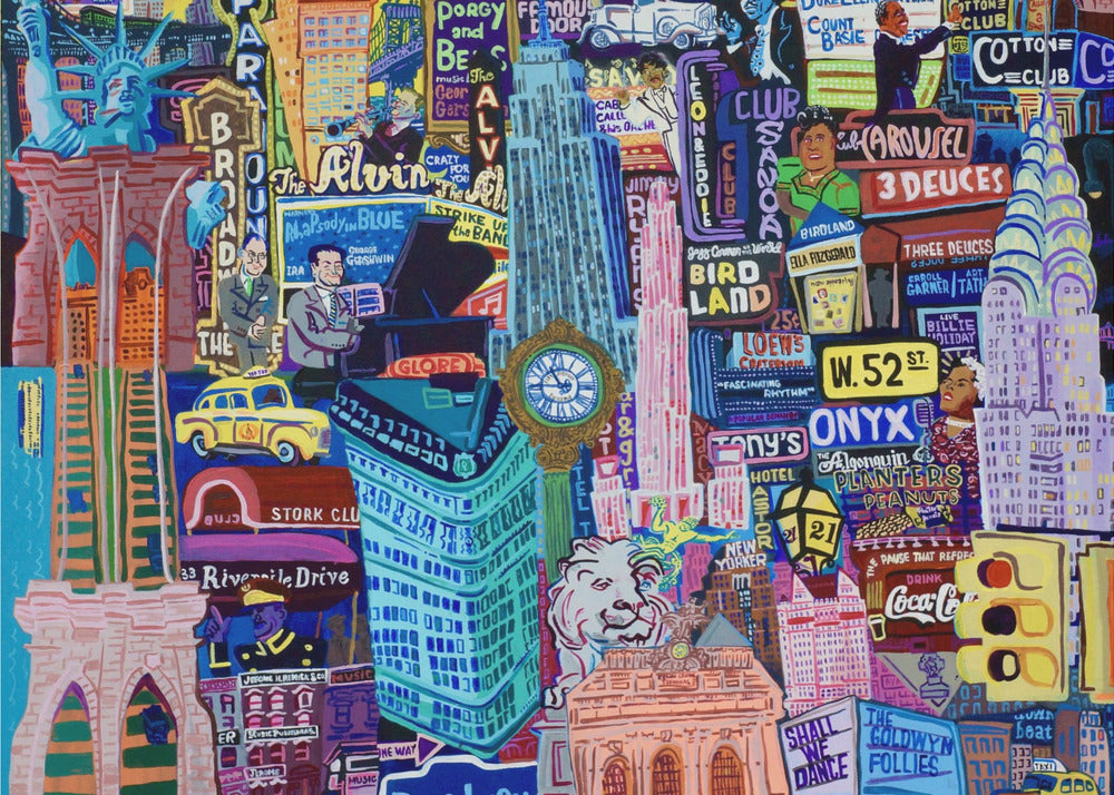 La Nueva York de Gershwin | Impresiones en Lienzo