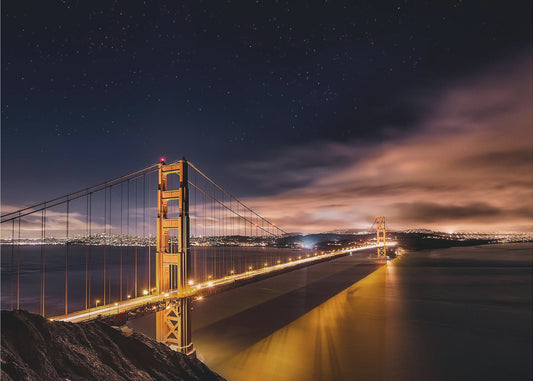 Golden Gate zu den Sternen | Fototapeten