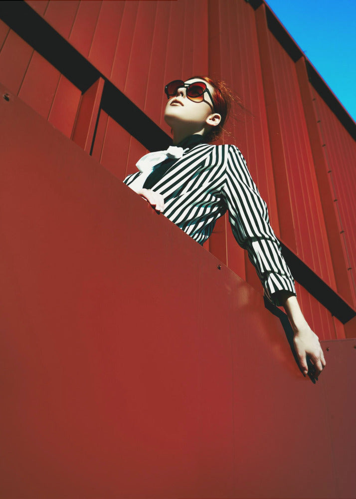 Contre le ciel rouge | Tableaux sur Toile