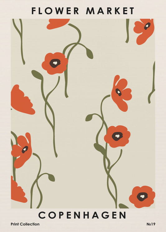 Blomstermarknaden i Köpenhamn | Canvas