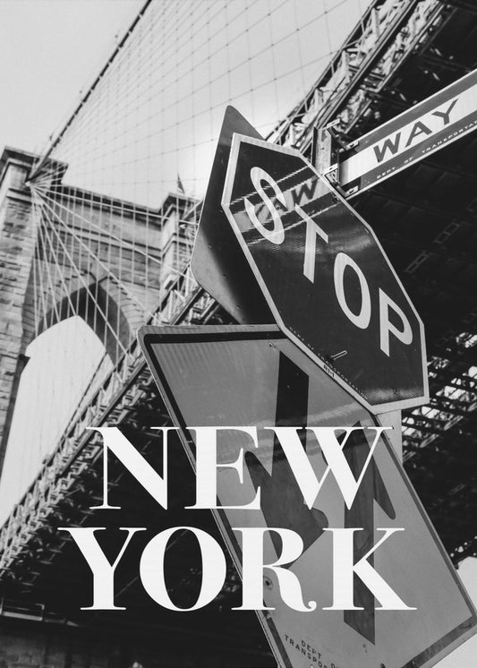 Pont de Brooklyn à New York | Tableaux sur Toile
