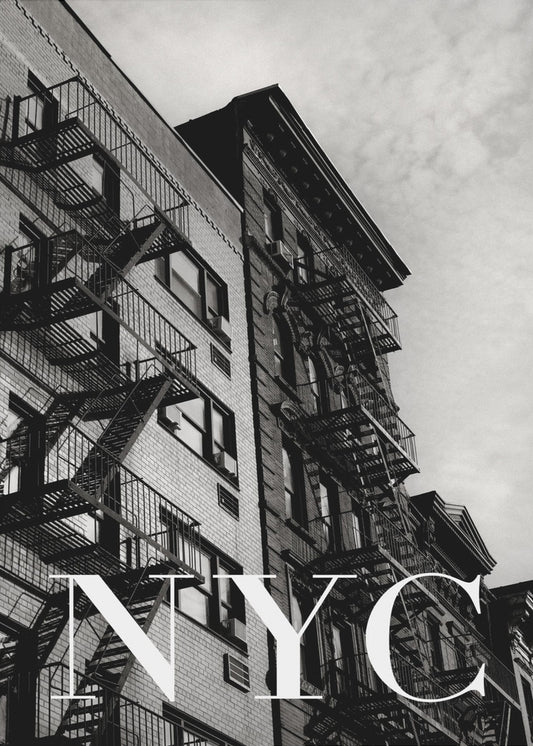 NYC-Feuerleitern 2 | Leinwand-Bilder