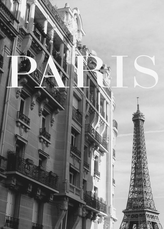 Texto de París 3 | Impresiones en Lienzo