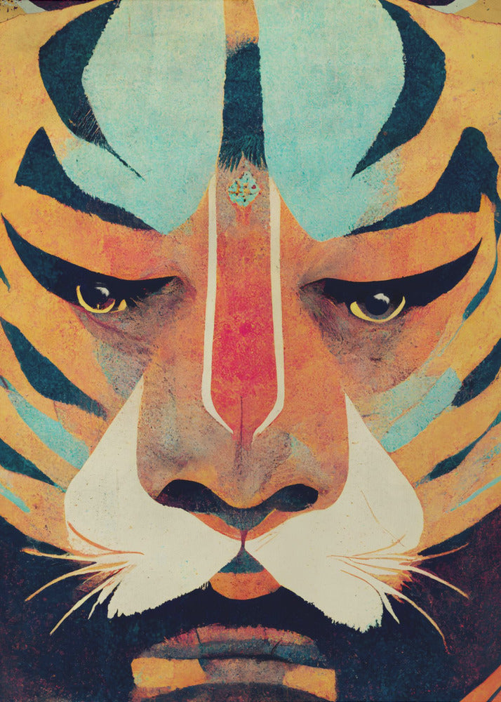 Sterk tiger | Lerretsbilder