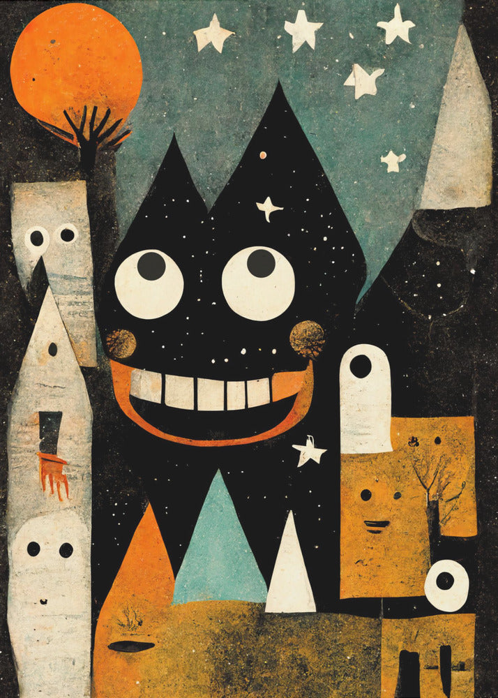 Monsterstad | Canvasprints