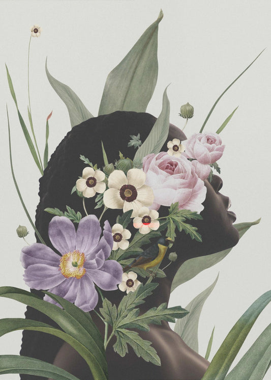 Lilla blomst | Lerretsbilder