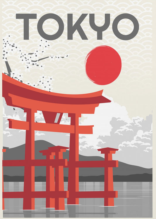 Tokyo Sun | Lerretsbilder