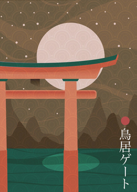 Porte Torii | Tableaux sur Toile