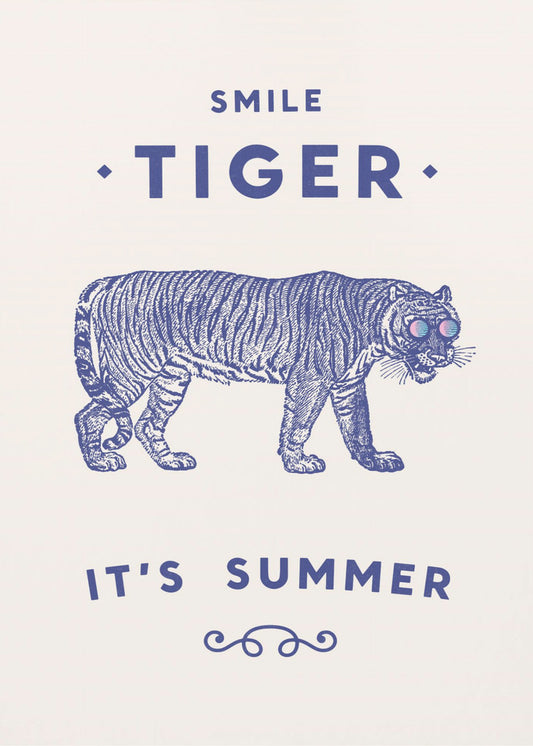 Smil Tiger | Lerretsbilder