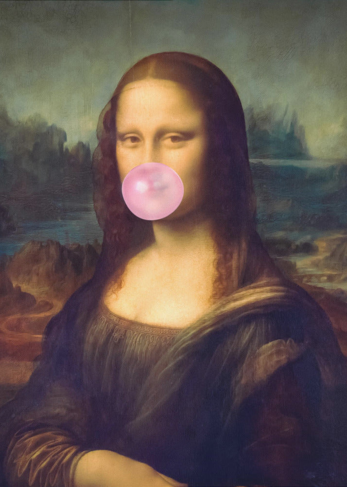 Chewing-gum Mona Lisa | Tableaux sur Toile