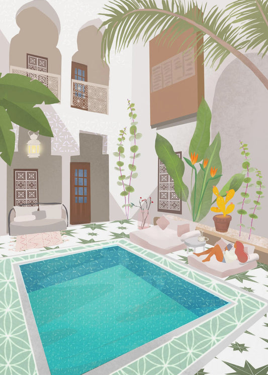 Riad | Leinwand-Bilder