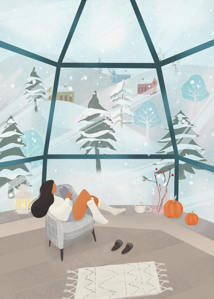 Pays des merveilles hivernales | Tableaux sur Toile