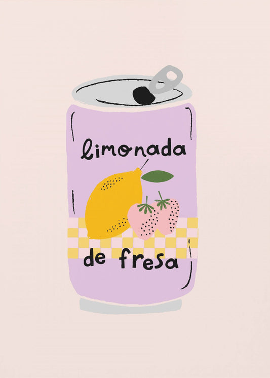 Limonada de fresa | Impresiones en Lienzo