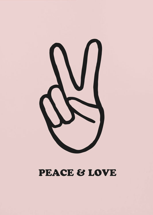Paz y amor | Impresiones en Lienzo