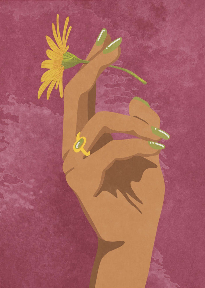 Fleur à fumer | Tableaux sur Toile