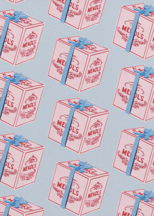 Modello della scatola di Mendl | Stampe su Tela