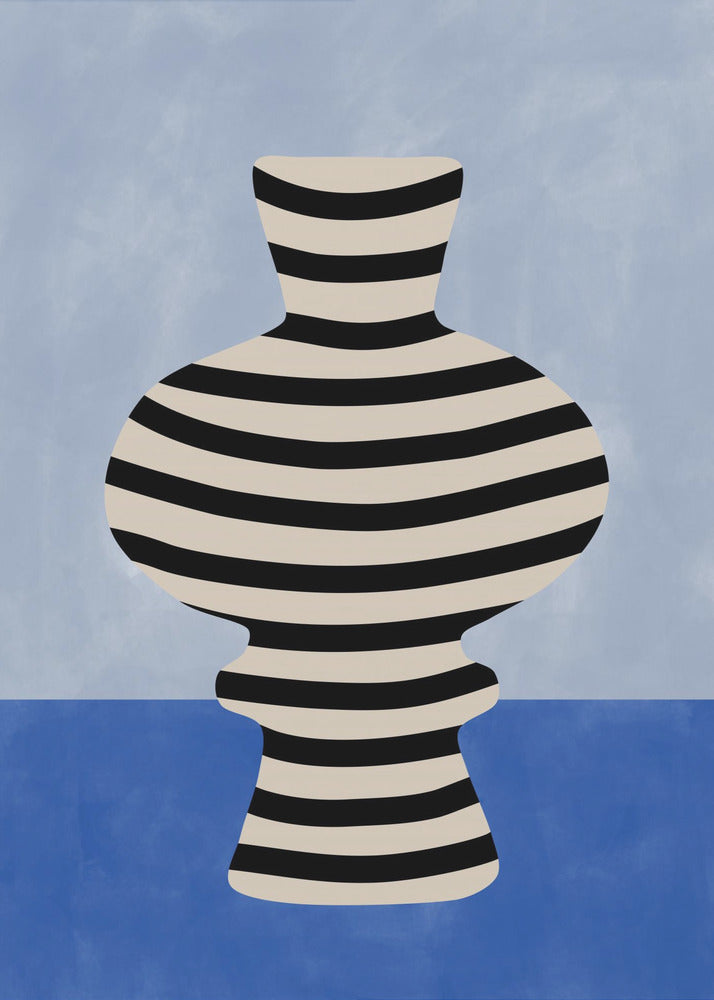 Illusion de vase rayé | Tableaux sur Toile