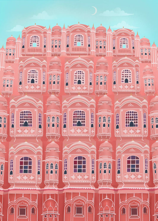 Jaipur, Inde | Tableaux sur Toile