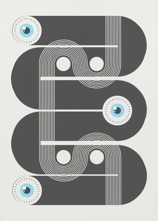 Geometrical Evil Eyes | Poster