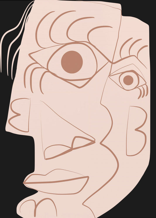 Plain Abstract Portrait | Poster