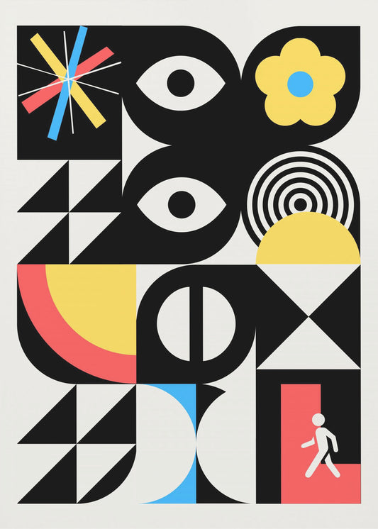 Maximalist Geometrical Surreal Design | Poster