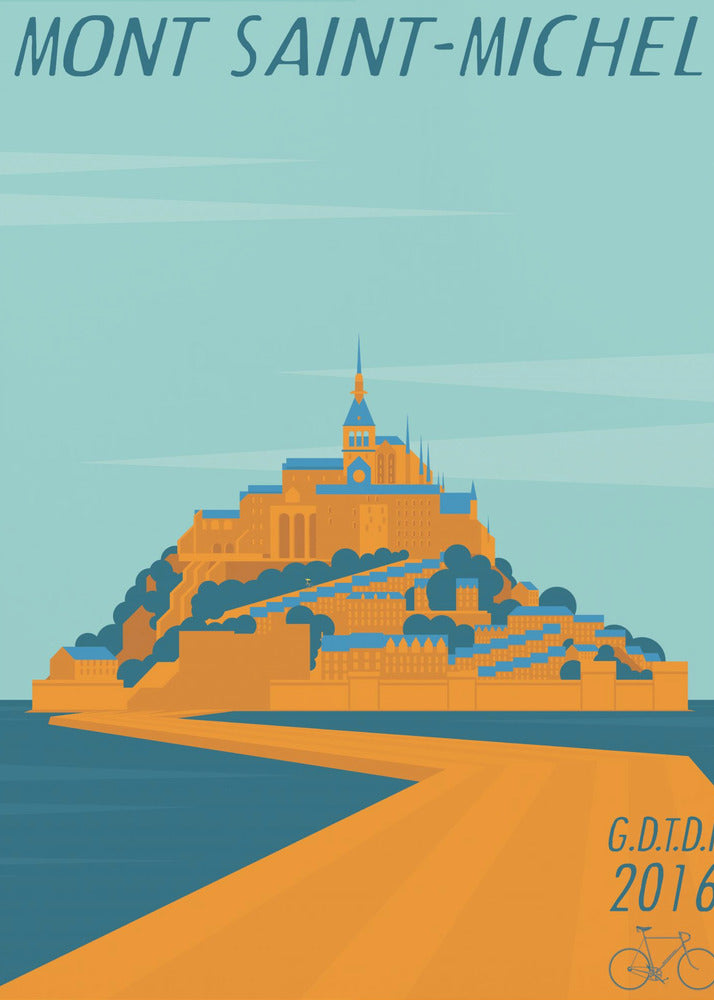 Mont Saint Michel | Wydruki na łótnie